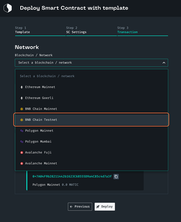 create smart contracts